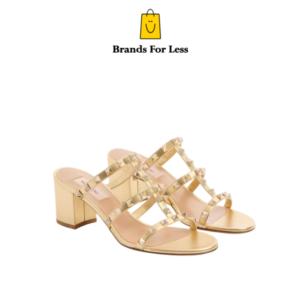 Valentino Rockstud Slide Sandal